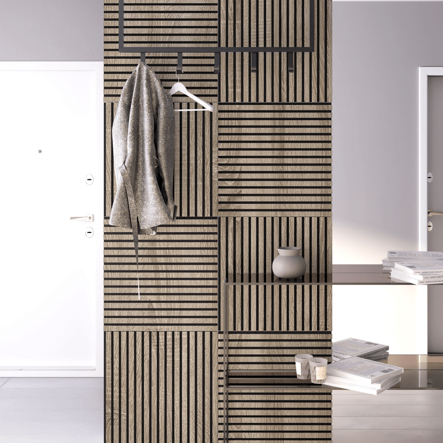 600x600x9 Akustik Panel Teak