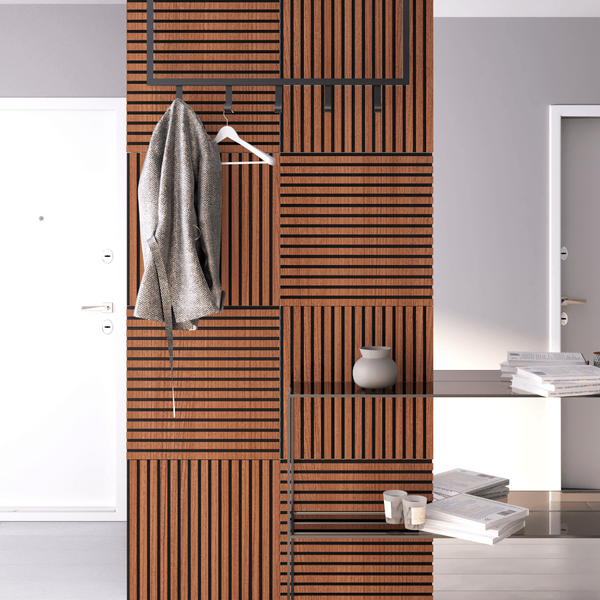 600x600x9 Akustik Panel Teak - Thumbnail
