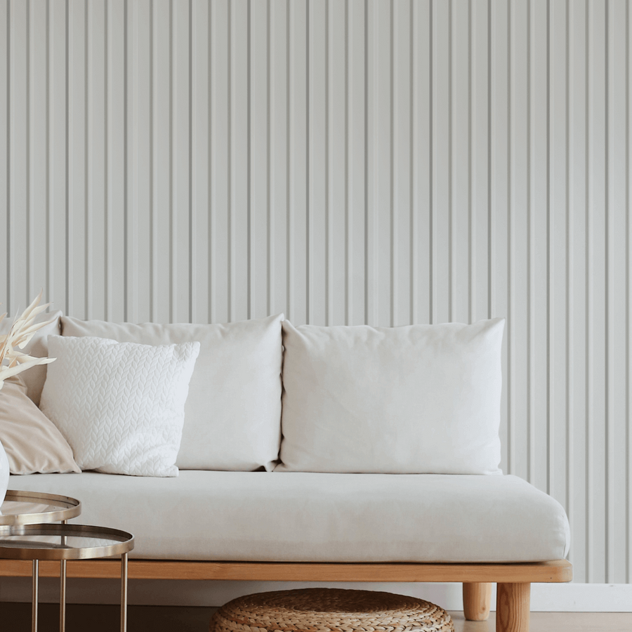 Duvar Paneli MDF Stella Beats Standart 2750х119х16 White (4'lü paket)