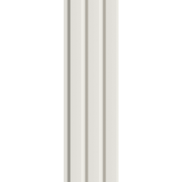 Duvar Paneli MDF Stella Beats Standart 2750х119х16 White (4'lü paket) - Thumbnail