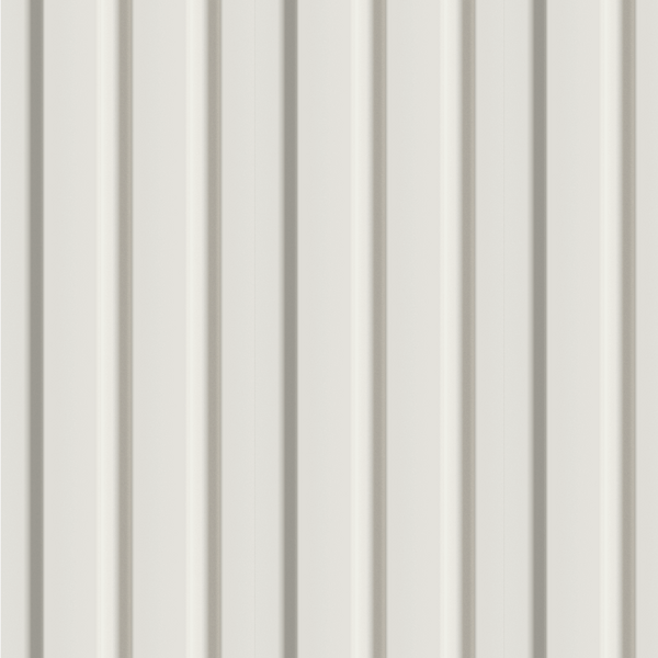 Duvar Paneli MDF Stella Beats Standart 2750х119х16 White (4'lü paket) - Thumbnail