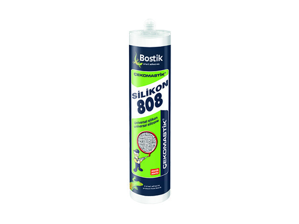 Bostik - Bostik Çekomastik 808 Şeffa Silikon 280 gr