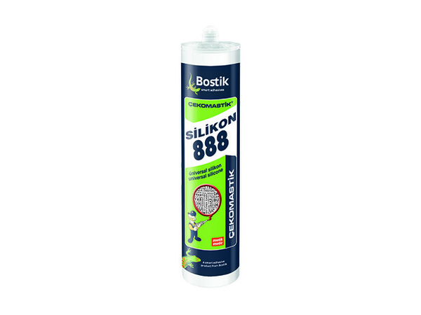Bostik - Bostik Çekomastik 888 Silikon Siyah