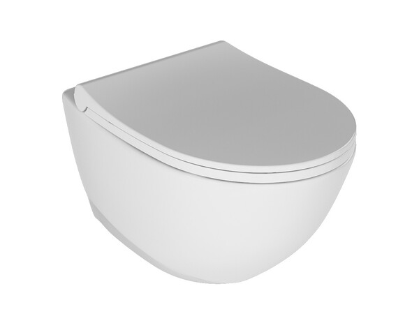 Quarter Bath - Concorde Rimless Asma Klozet 52 cm Beyaz