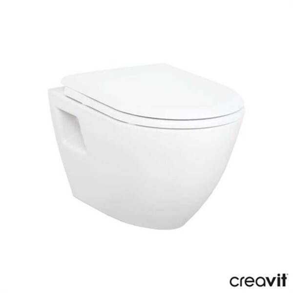 Creavit - Creavit TP325 Terra Asma Klozet + Yeni Silim Yavaş Kapanır Kapak