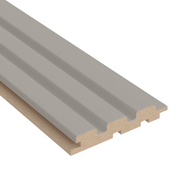 Stella - Duvar Paneli MDF Stella Beats De Luxe 2750х119х16 Sandgrau (4'lü pakett)