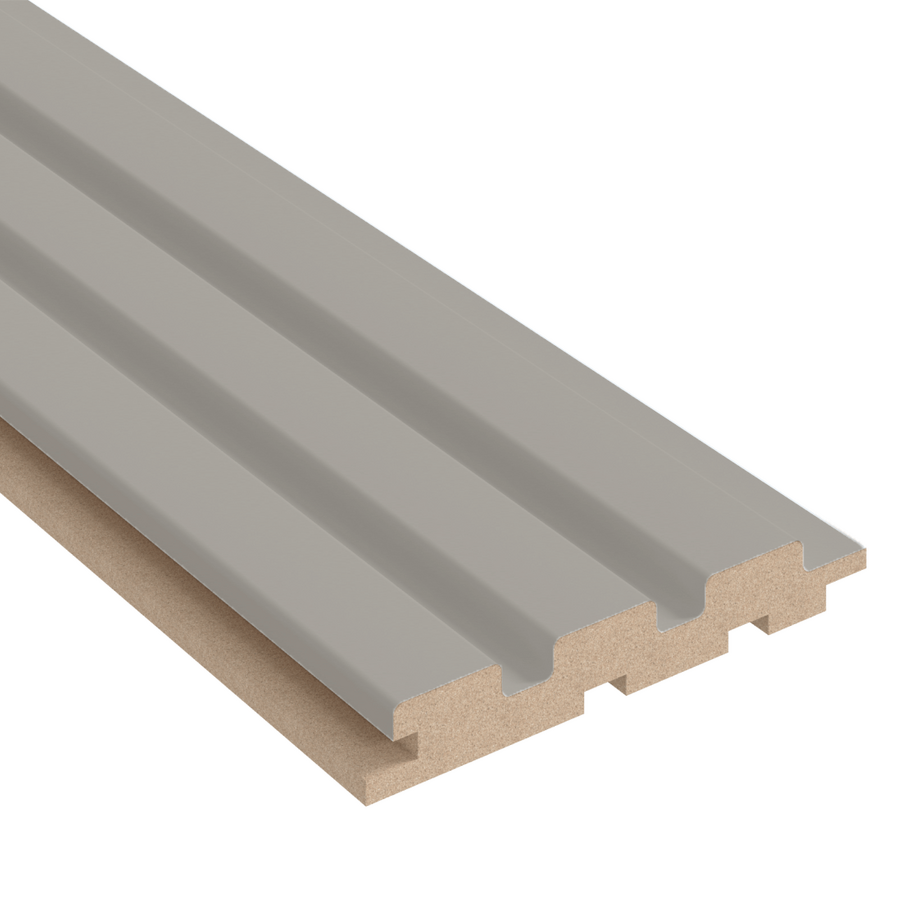 Duvar Paneli MDF Stella Beats De Luxe 2750х119х16 Sandgrau (4'lü pakett)