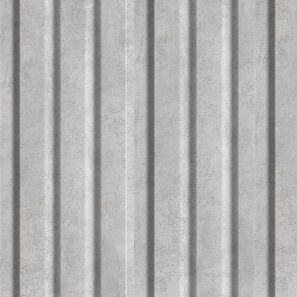 Duvar Paneli MDF Stella Beats Standart 2750х119х16 Chicago Concrete (4'lü paket) - Thumbnail