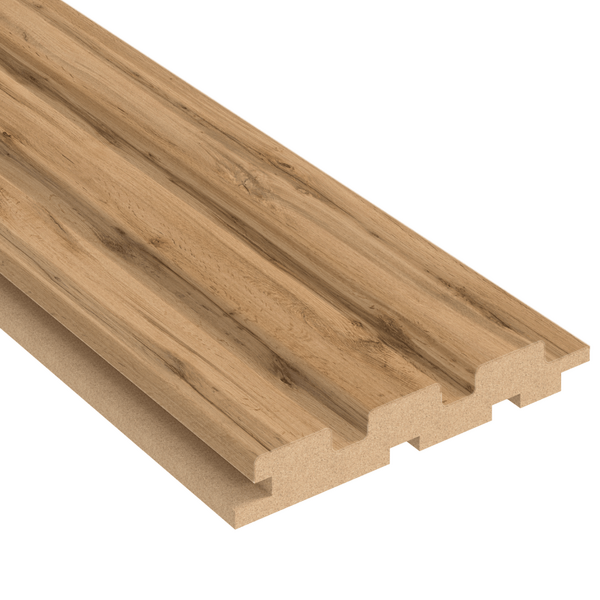 Stella - Duvar Paneli MDF Stella Beats Standart 2750х119х16 Pecan (4'lü paket)_Kopya(1)