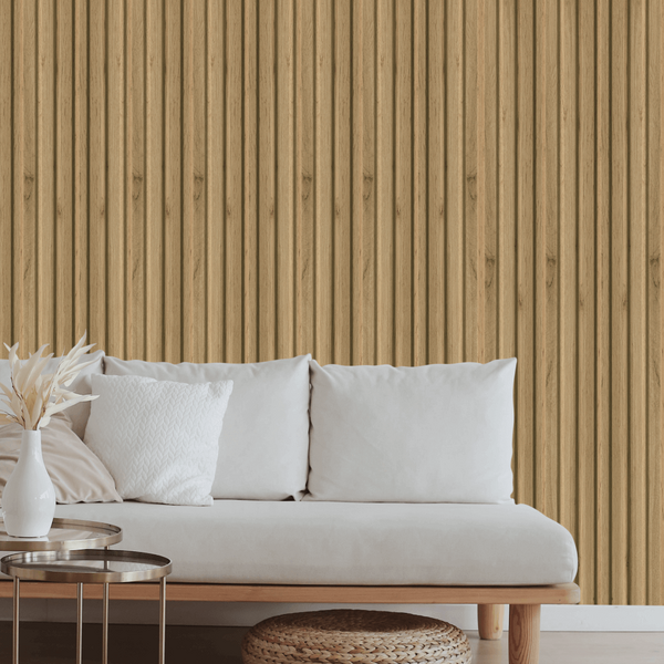 Duvar Paneli MDF Stella Beats Standart 2750х119х16 Pecan (4'lü paket)_Kopya(1) - Thumbnail