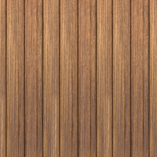 Duvar Paneli MDF Stella Beats Standart 2750х119х16 Teak (4'lü paket) - Thumbnail
