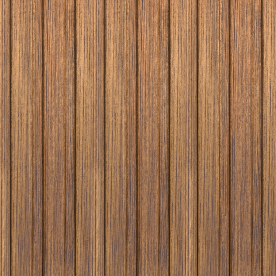 Duvar Paneli MDF Stella Beats Standart 2750х119х16 Teak (4'lü paket)