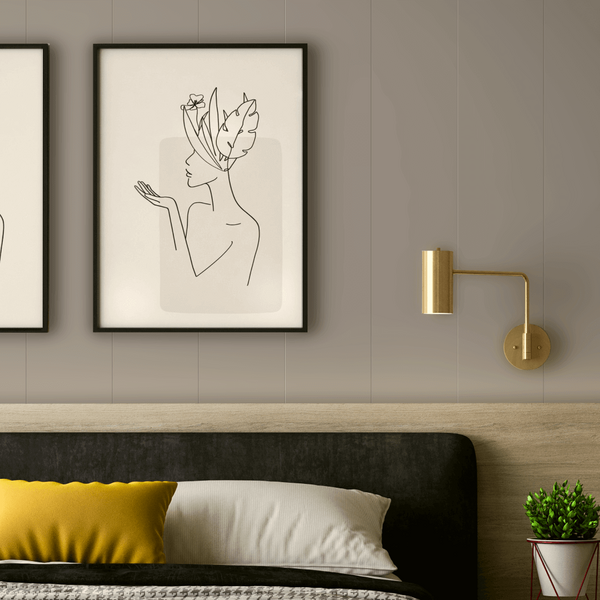 Duvar Paneli MDF Stella Classic De Luxe 2750x205x6 Sandgrau (4'lü paket) - Thumbnail
