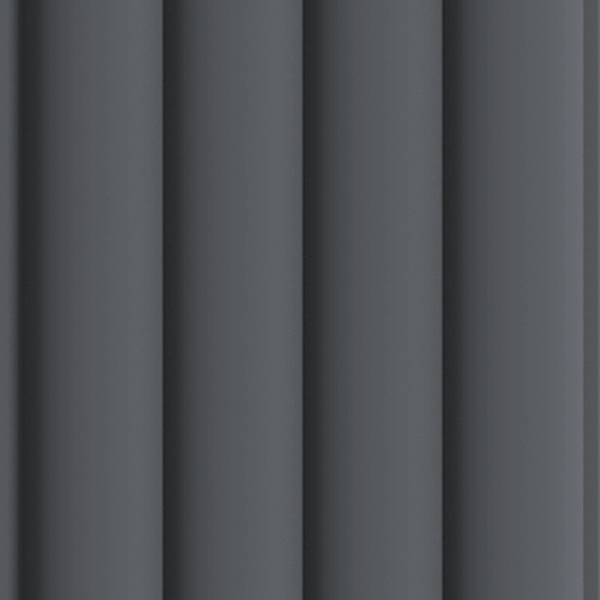 Duvar Paneli MDF Stella Wave De Luxe 2750х119х16 Black Lead (4'lü paket) - Thumbnail