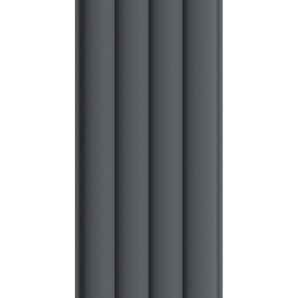 Duvar Paneli MDF Stella Wave De Luxe 2750х119х16 Black Lead (4'lü paket) - Thumbnail