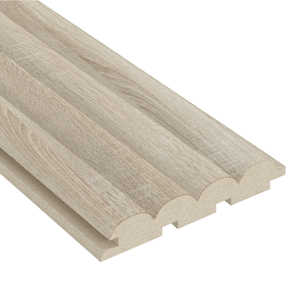Stella - Duvar Paneli MDF Stella Wave Standart 2750х119х16 Sonomo (4'lü paket)