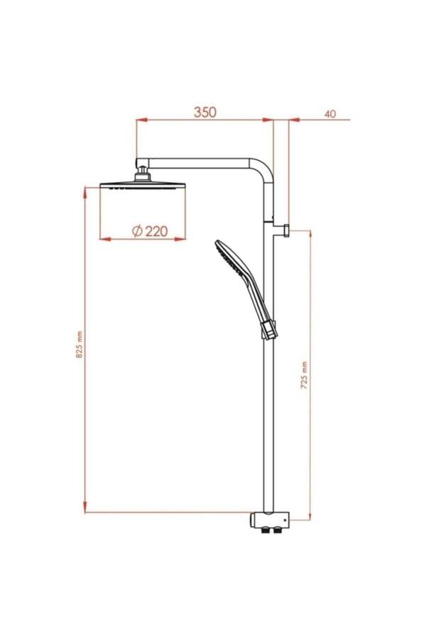 Joy Iki Yönlü Duş Robotu-yuvarlak Dk 2901c