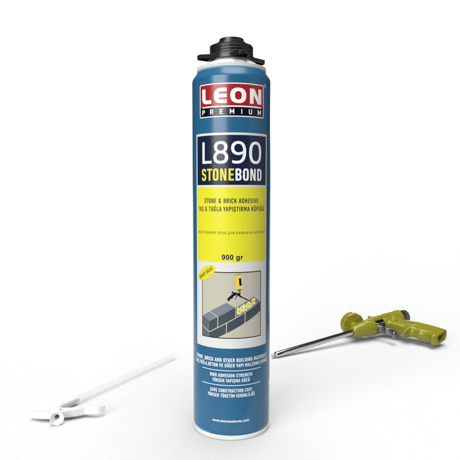 LEON L890 STONEBOND TAŞ VE TUĞLA YAPIŞTIRMA KÖPÜĞÜ