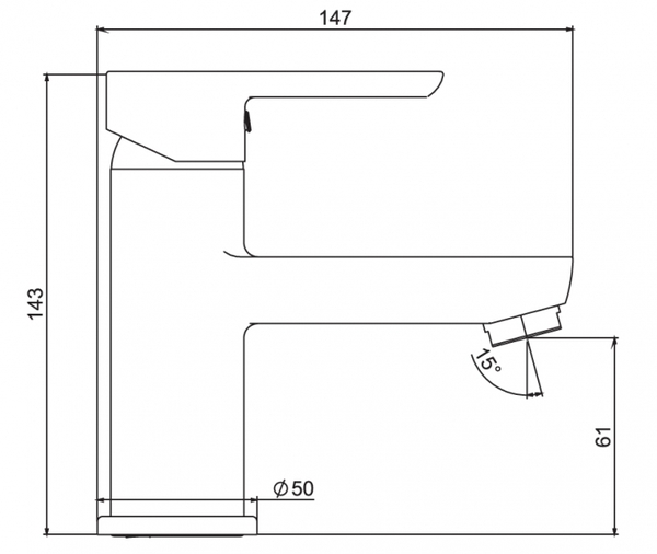 NSK Legna Plus Lavabo Bataryası Krom N3014602 - Thumbnail