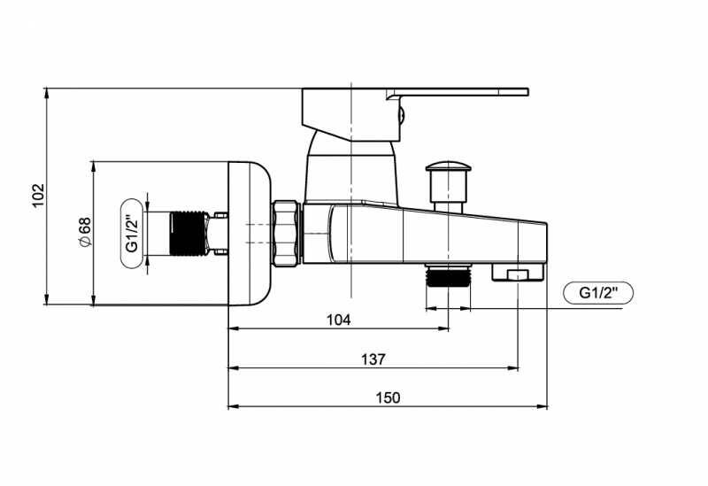 NSK Molera Banyo Bataryası Krom N2033502