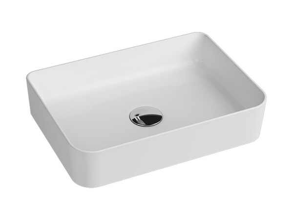 Quarter Bath - QUARTER-Q-RAPİD LİNE TEZGAH ÜSTÜ LAVABO 35X50 CM BEYAZ