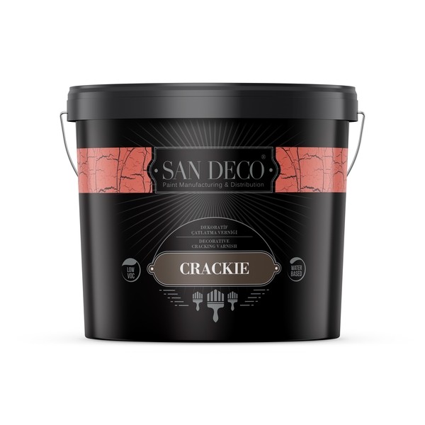 San Deco - San Deco Crackie Dekoratif Catlatma Verniği 2.5 Lt