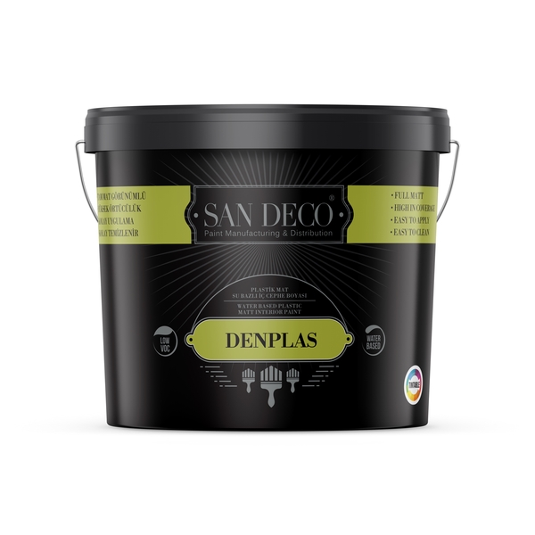 San Deco - San Deco Denplas Plastik Mat İç Cephe Boyası 7.5 lt