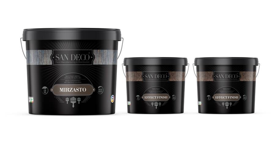 San Deco Mirzasto Metalik ve Sedef Gölge Efektli Efekt Boya 5kg